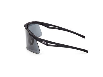 Das Bild zeigt die Bügel der Adidas Sport Sonnenbrille SP0107 02A.